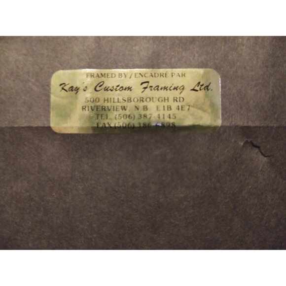 Trisha Romance “Christmas at the Cottage” Signed w/ COA Framed Print 33x25 - Picture 9 of 9